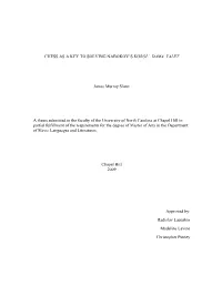 Chess As a Key to Solving Nabokov's Korol', Dama, Valet