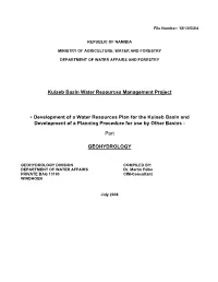 Kuiseb Basin Water Resources Management Project