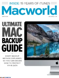 Macworld.Com Ultimate Mac Backup Guide