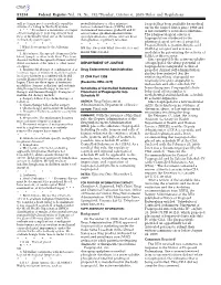 Schedule of Controlled Substances