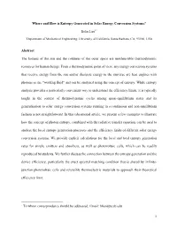 1 Where and How Is Entropy Generated in Solar Energy