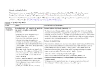 Canada Air Quality Policies This Document Is Based on Research That UNEP Conducted in 2015, in Response to Resolution 7 of the UNEA 1