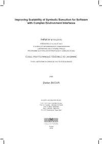 Improving Scalability of Symbolic Execution for Software with Complex Environment Interfaces