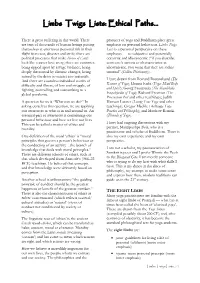 Limbs Twigs Lists: Ethical Paths…