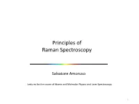 Principles of Raman Spectroscopy