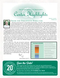 2020 Spring Newsletter