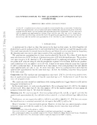 Counterexamples to the Quadrisecant Approximation Conjecture