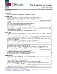 Download the PLM Industry Summary (PDF)