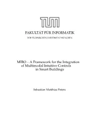A Framework for the Integration of Multimodal Intuitive Controls in Smart Buildings