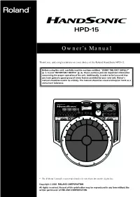 Instrument and Effect Lists