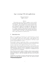Kcgi: Securing CGI Web Applications 1 Introduction