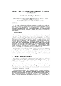 Relative Curve Orientation in the Alignment of Inconsistent Linear Datasets