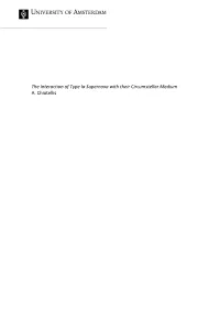 The Interaction of Type Ia Supernova with Their Circumstellar Medium A
