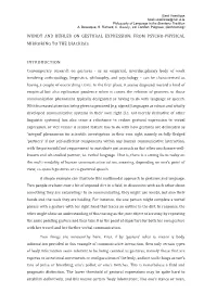 Wundt and Bühler on Gestural Expression: from Psycho-Physical Mirroring to the Diacrisis