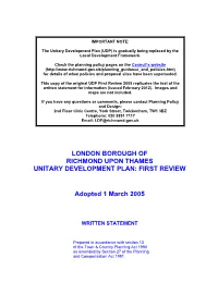 Written Statement of the 2005 UDP (Pdf, 2577KB)