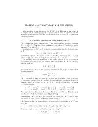 LECTURE 7: K-THEORY GROUPS of the SPHERES in the Previous Lecture We Proved That K0(S1) ∼= Z. the Aim of This Lecture Is to Co