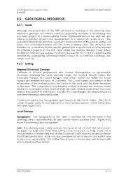 4.5 Geological Resources