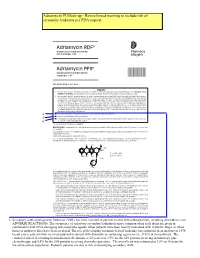 Adriamycin RDF® Doxorubicin Hydrochloride for Injection, USP