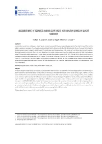 Assessment Impact of the Damietta Harbour (Egypt) and Its Deep Navigation Channel on Adjacent Shorelines