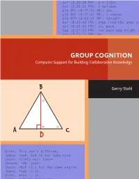 GROUP COGNITION Pin 805 (8:22:39 PM): Concur* GROUP COGNITION Information Science and Technology, Drexel University