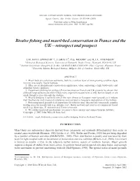 Bivalve ¢Shing and Maerl-Bed Conservation in France and the UK}Retrospect and Prospect