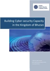 Building Cyber-Security Capacity in the Kingdom of Bhutan