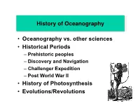 Lecture 2 Oceanography Review