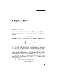 Linear Models