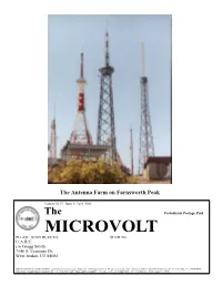 Microvolt Please Send Dues To: Send To: U.A.R.C