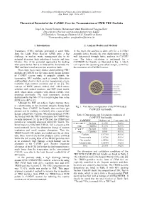 Theoretical Potential of the CANDU Core for Transmutation of PWR TRU Nuclides