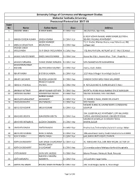 University College of Commerce and Management Studies Mohanlal