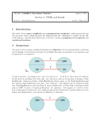 Lecture 5: PPAD and Friends 1 Introduction 2 Reductions