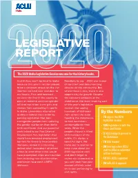 Legislative Report Legislative Report