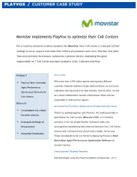 Movistar Implements Playvox to Optimize Their Call Centers