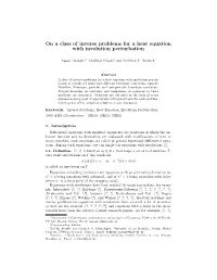 On a Class of Inverse Problems for a Heat Equation with Involution Perturbation