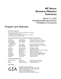 Program and Abstracts