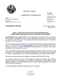 2014 Session Local Bill Hearing Notice