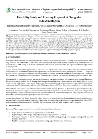 Feasibility Study and Planning Proposal of Changodar Industrial Region