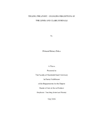 Telling the Story: Changing Perceptions of the Lewis and Clark Journals
