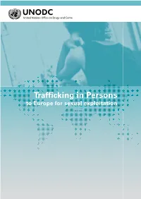 Trafficking in Persons to Europe for Sexual Exploitation
