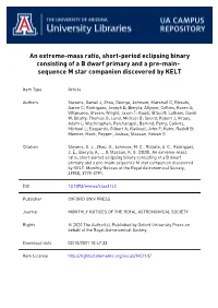 An Extreme-Mass Ratio, Short-Period Eclipsing Binary Consisting of a B Dwarf Primary and a Pre-Main- Sequence M Star Companion Discovered by KELT