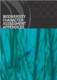 Assessment Appendices Biodiversity Character