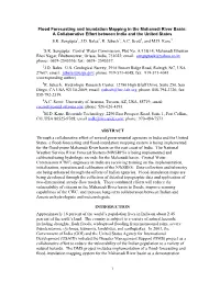 Flood Forecasting and Inundation Mapping in the Mahanadi River Basin: a Collaborative Effort Between India and the United States S.K