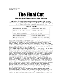 The Final Cut Plotting World Domination from Altoona