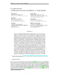 Clairvoyance: Apipeline Toolkit for Medical Time Series