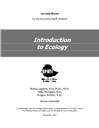 Introduction to Ecology