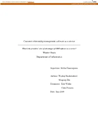 Master Thesis Department of Informatics