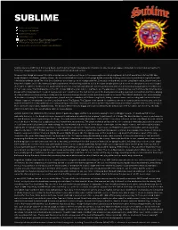 Sublime | Primary Wave Music