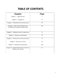 Table of Contents