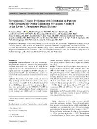 Percutaneous Hepatic Perfusion with Melphalan in Patients with Unresectable Ocular Melanoma Metastases Conﬁned to the Liver: a Prospective Phase II Study